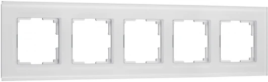 W0053101 Рамка на 5 постов (белый) Werkel W0053101