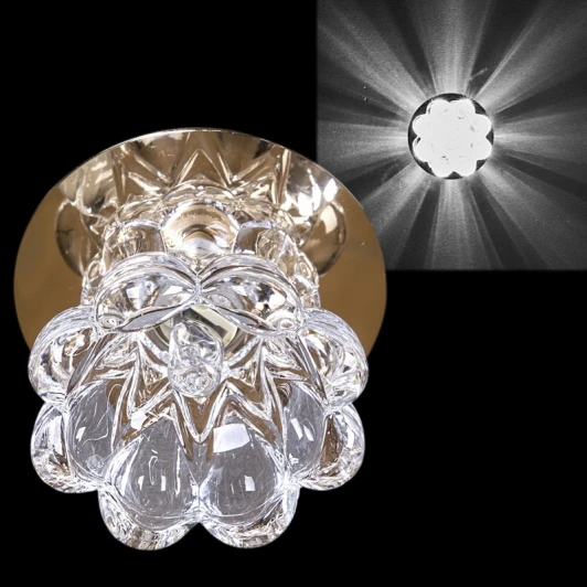 07937-9.0-001H G9 GD Встраиваемый точечный светильник Reluce 07937-9.0-001H G9 GD (220V, круглые)