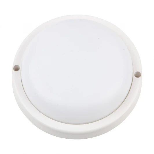 ULW-Q217 12W/6500К SENSOR IP65 WHITE Светильник светодиодный влагозащищенный с микроволновым датчиком движения 6500 Volpe ULW-Q217 12W/6500К SENSOR IP65 WHITE