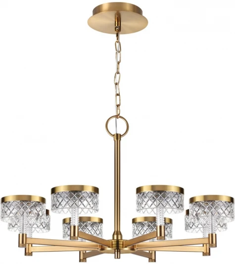 5032/48L Подвесная люстра Odeon Light Fivre 5032/48L античн.бронза/металл/акрил LED 48W 4000K 3336лм