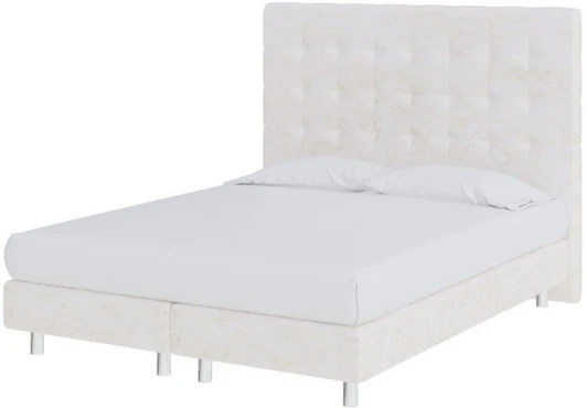 2027647 PROxSON Кровать Madrid Boxspring Lift (Ткань: Велюр Лофти Лён) 90x200