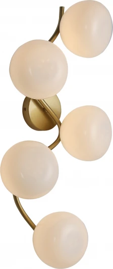 SL1519.301.05 Светильник настенный ST Luce SL1519.301.05 Латунь/Белый G9 5*5W 4000K (220V)