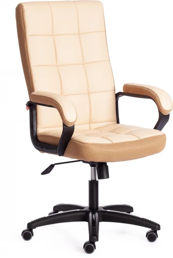 19517 Компьютерное кресло игровое Tetchair TRENDY (Исскуственая кожа,Ткань/Бежевый)
