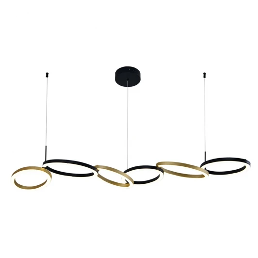 V000215L Подвесной светильник Anello  V000215L (14034/C/6P Black)