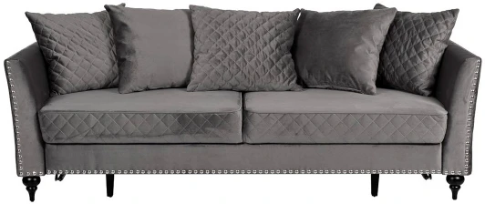 SORRENTO-230M-2K-СЕРЫЙ-Н-Йорк112 Диван Garda Decor SORRENTO-230M-2K-СЕРЫЙ-Н-Йорк112 (Серый)