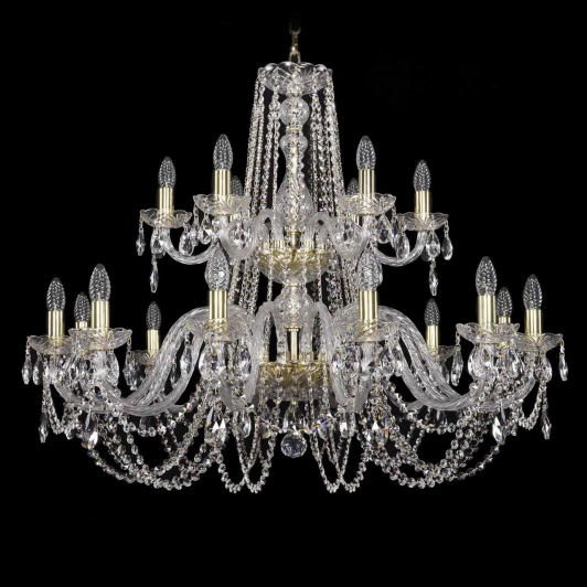 1402/12+6/360/2d G Подвесная люстра Bohemia 1402 1402/12+6/360/2d/G