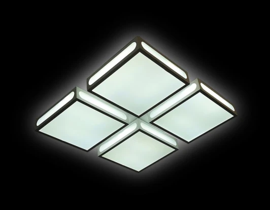 FS1888 WH/SD 144W 4200K D520*520 Потолочный светильник Ambrella Orbital Crystal Sand FS1888 WH/SD 144W 4200K D520*520