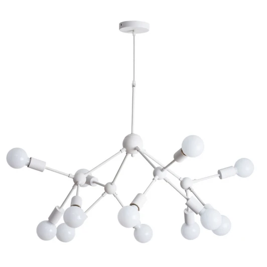 A3064SP-12WH Подвесная люстра Arte Lamp Matrix A3064SP-12WH (220V, на проводе, шарики, молекулы)