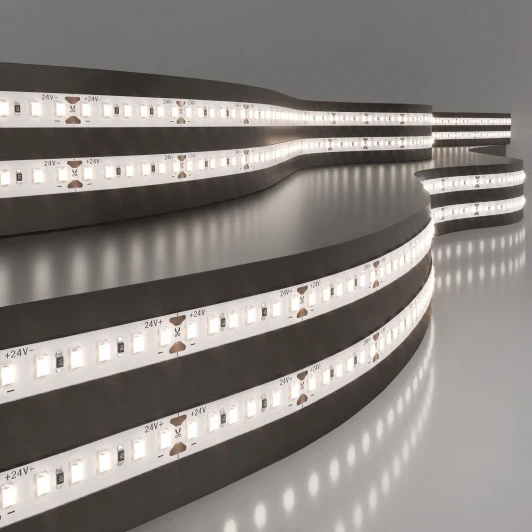 2835 24V 180Led 12W IP20 Лента светодиодная 180Led 12W IP20 5м 4000K дневной белый Elektrostandard 2835 24V 180Led 12W IP20