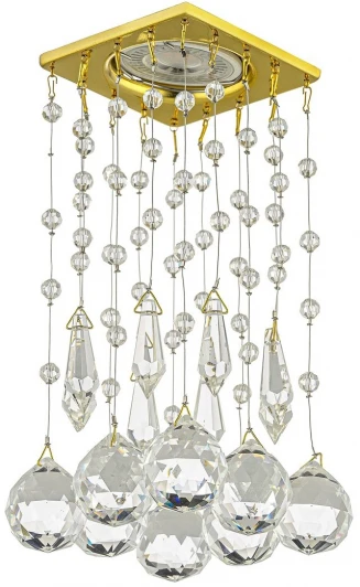 Tayo GU10.5.14.8x8.120 G Встраиваемый светильник хрустальный Dio D'Arte Tayo Gold GU10.5.14.8x8.120 G