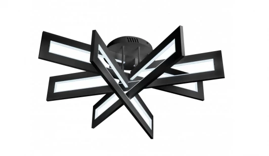 9082-R800-X 128W BK Потолочная люстра iLedex Stalker 9082-R800-X 128W BK (220V, пульт управления)