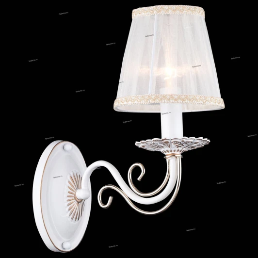 11392/1W Бра Natali Kovaltseva Scarlett, 1 плафон, белый с золотом