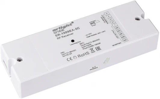 021836 Контроллер SR-1009EA-5CH (12-36V, 300-900W) (IP20 Пластик) 021836 Arlight