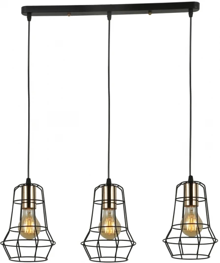 MD.6133-3-P BK+FGD Подвесной светильник Imex MD.6133-3-P BK+FGD