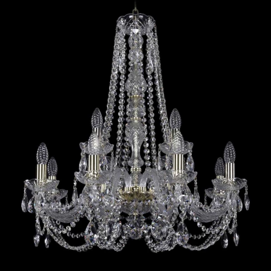 1406/8+4/240/h-75/G Подвесная люстра Bohemia 1406 1406/8+4/240/h-75/G