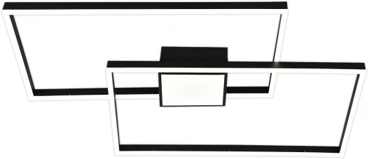 10284/3LED Потолочная люстра светодиодная Escada Twins 10284/3LED 164Вт металл/акрил, черный (регулировка яркости, 220V, пульт управления)