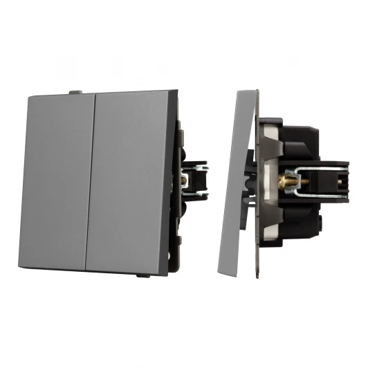 054140 Механизм выключателя управления шторами SWT-TENDO-MKR2-PL-GR (230V, 10A) (Arlight) 054140