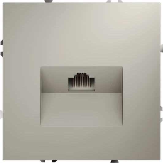 VLS060103 Розетка Ethernet RJ-45 (кашемир) Voltum S70 VLS060103