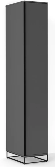401055136h Шкаф-пенал City глубина 60 см. графит R-Home арт.401055136h