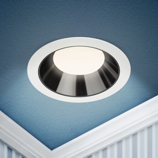 LED 21-18-3K Точечный светильник встраиваемый светодиодный ЭРА LED 21 LED 21-18-3K