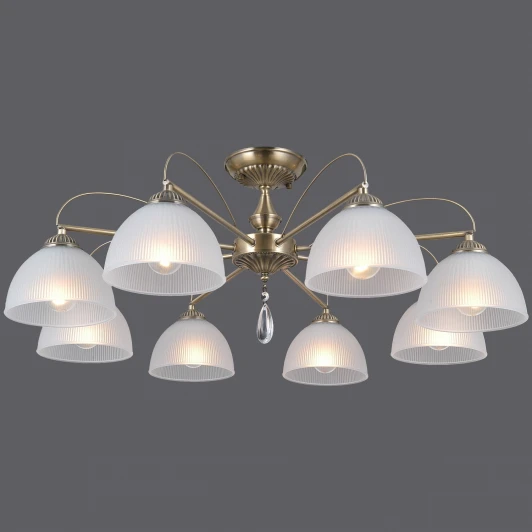IL0623-8CSQ-24 AB CAPELLA Потолочная люстра на штанге ILLUMICO IL0623-8CSQ-24 AB CAPELLA