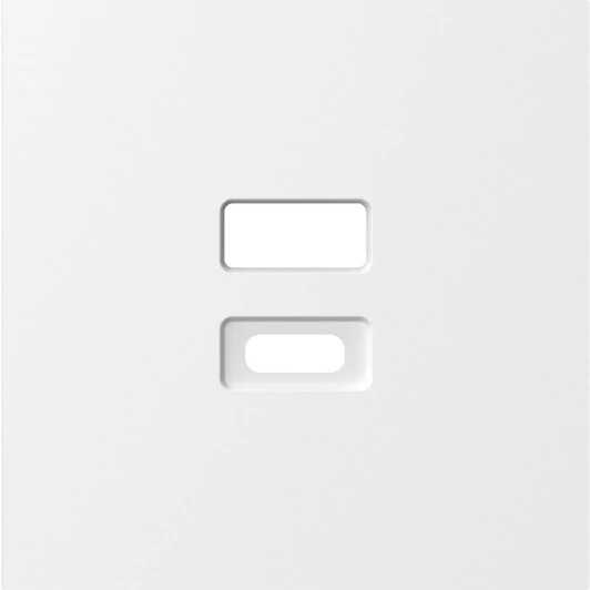DE28633 Накладка для розеток USB, матовый белый Donel A07 DE28633