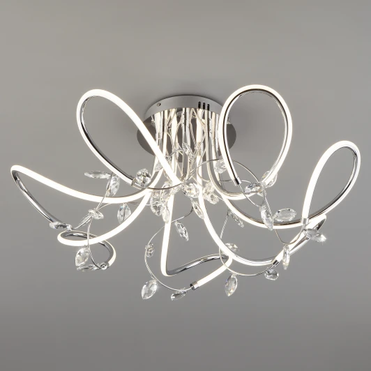 90106/7 хром Потолочная люстра Eurosvet Irvine 90106/7 хром