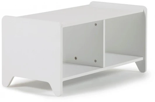 113312 Банкетка La Forma (ex Julia Grup) Nunila (Белый/ МДФ,Дерево)