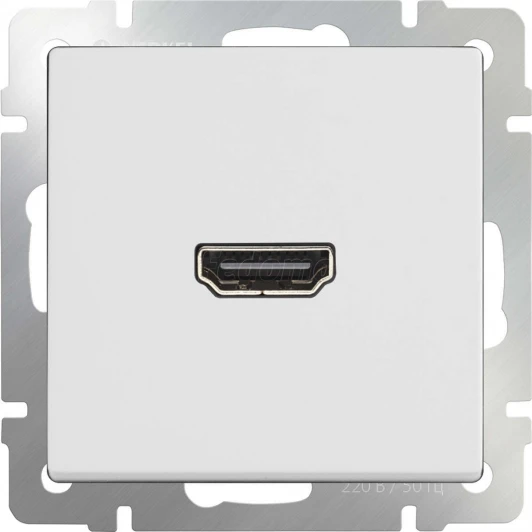 WL01-60-11 Розетка встраиваемая HDMI Werkel, белый