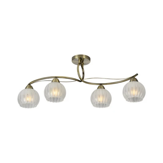 237/4PF-Oldbronze Потолочная люстра IDLamp Brunilda 237/4PF-Oldbronze