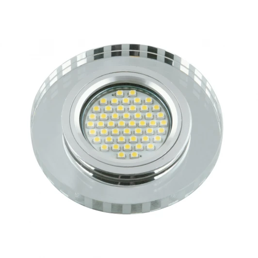 DLS-L127 GU5.3 CHROME/GLASSY Встраиваемый точечный светильник Fametto Luciole DLS-L127 GU5.3 CHROME/GLASSY