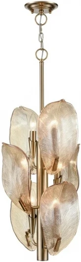 WE330.06.503 Подвесная люстра Wertmark Gracia WE330.06.503 (220V, на цепи, листья)