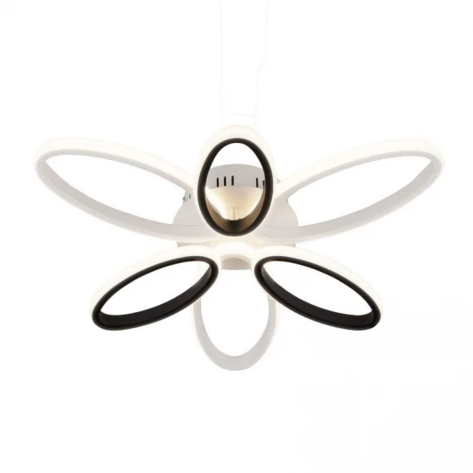 90137/6 белый / чёрный Потолочная люстра Eurosvet Blade 90137/6 белый/чёрный