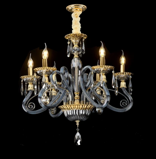 F2624-06 Подвесная люстра Alfa Light F2624-06 (220V, на цепи, подсвечник, свеча)