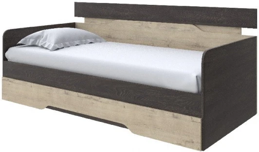 2020155 Без бренда Кровать-Софа Milton (ЛДСП Дуб Кантербери/Бунратти) 120x190