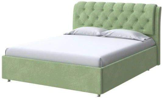 2018079 PROxSON Кровать Chester (Ткань: Велюр Casa Яблоневый) 180x200