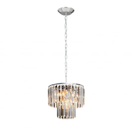 V5179-9/4 Подвесная люстра Vitaluce V5179-9/4 (220V, хрусталь, на цепи, круглые)