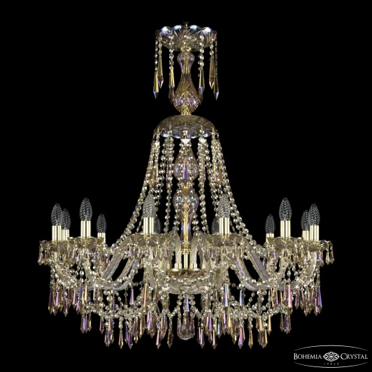 1403/12/300/XL-95 G M801 Подвесная люстра Bohemia 1403 1403/12/300/XL-95 G M801