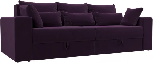 105746 Диван прямой Мэдисон (Фиолетовый/Велюр) Лига Диванов арт.105746