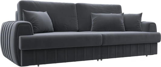 129213 Диван прямой Лига-057 НПБ Лига Диванов (Велюр) арт.129213