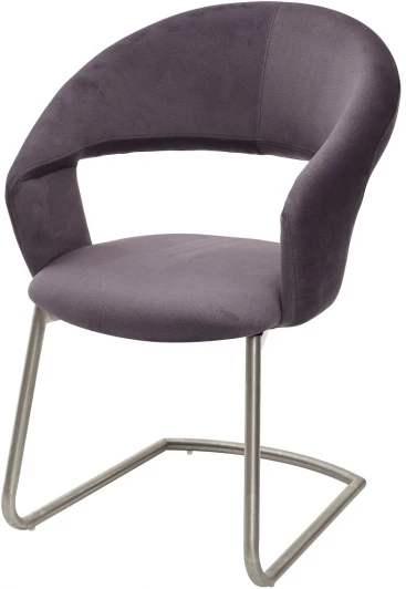 HD8705BHABABA12 Обеденный стул M-City VILLUS Grey Fabric (HY-HABABA12) ткань,