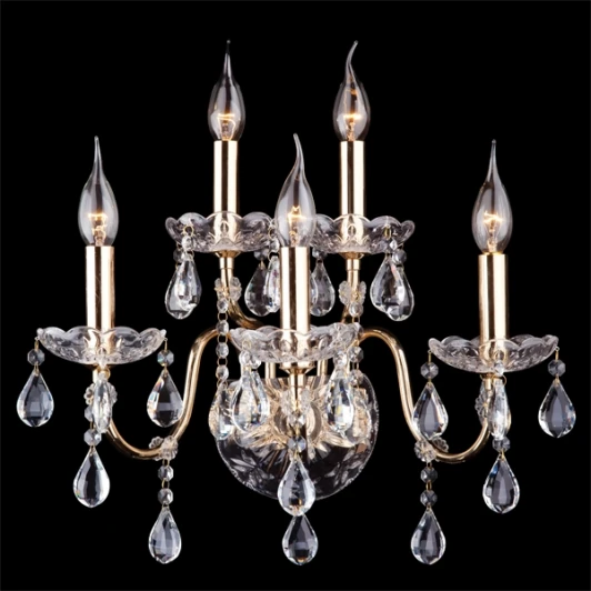 3600/5 золото Бра Eurosvet 3600 3600/5 золото / прозрачный хрусталь