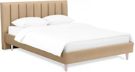 577467 Кровать Queen II Sofia L 1600 ОГОГО (арт.577467), (Ткань/Светло-коричневый)