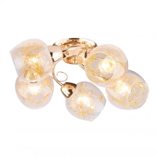 A5006PL-5GO Потолочная люстра Arte Lamp Serpentina A5006PL-5GO