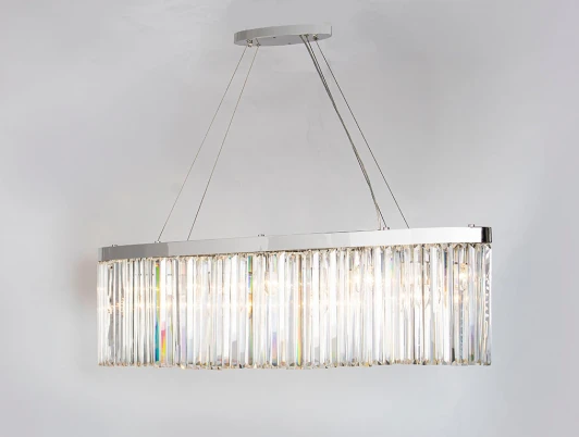 10119+7/S Подвесной светильник Newport 10110 10119+7/S (220V, хрусталь, на тросе)