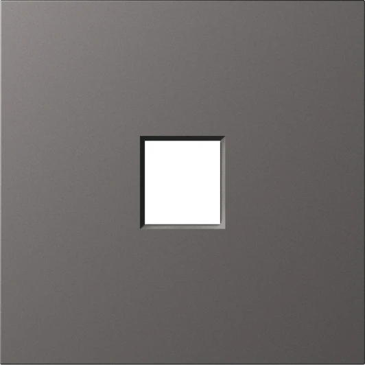 DS85945 Накладка 1-я для розеток RJ45,TV,SAT, матовый титан Donel S08 DS85945