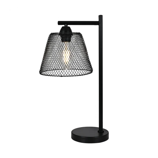 10204/L Настольная лампа с выключателем Escada 10204/L E27*40W Black