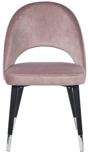 30C-1228F LPI Обеденный стул Garda Decor 30C-1228F LPI (Черный/Пыльно-розовый)