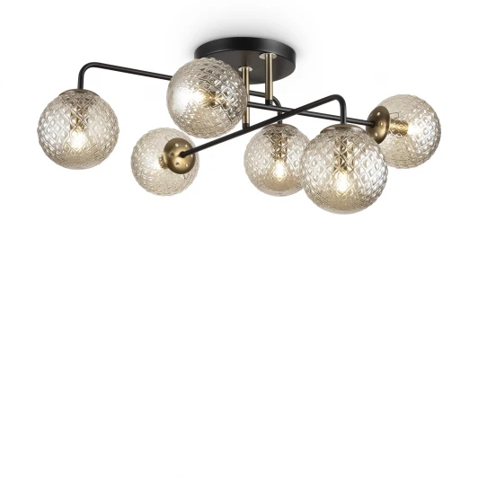 FR8016PL-06BBS Потолочная люстра на штанге Freya Navel FR8016PL-06BBS