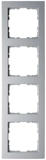 G1004S Рамка на 4 поста (алюминий) Jasmart G-Classic G1004S